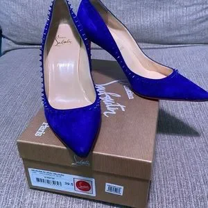 クリスチャンルブタン　ANJALINA 85 VEAU VELOURS Christian Louboutin Anjalina 85 VEAU VELOURS 35.5 Barely
